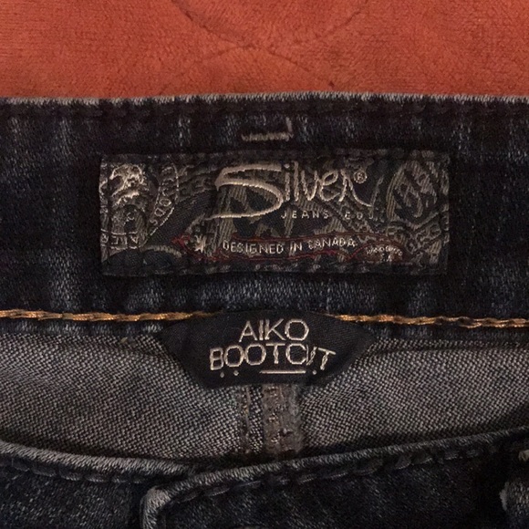 Silver Aiko bootcut size 27 x 35 - Picture 2 of 3